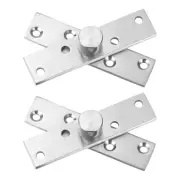2 Pcs Door Pivot Hinge 360 Degree Rotating Concealing Hinge Bookcase Hinges