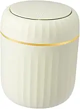WeiLaiKeQi Small Recycling Bin with Lid for Desktop Compact Waste Container for Dorm Room, Green, as described