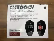Chtoocy Rechargeable Wireless Caregiver Pager Smart Call Button Transmitter with