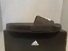 adidas Toddler/Youth Kids Adilette Slide Sandals Black/White Sizes NIB New Pool!