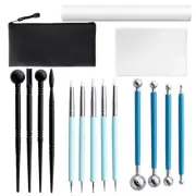 15 Pcs/Set Clay Modeling Tools Kit Fondant Sculpting Shaping Tools for Beginners