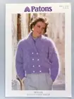 LADIES' DOUBLE BREASTED JACKET, 81-107cm, 12ply - PATONS Knitting Pattern 4782