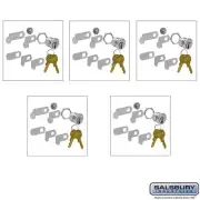 SALSBURY 5 Universal Lock for 4Bplus Vertical Mailbox Door 2 Keys PER Lock 5PK