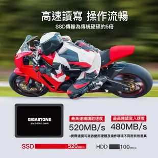 【GIGASTONE】2.5吋固態硬碟SSD 4T/2T/1T｜台灣製造/SATA3 2.5"/4TB/2TB/1TB