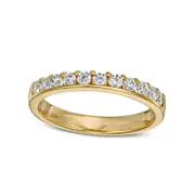 0.50 CT. T.W. Natural Diamond Anniversary Band in Solid 14K Gold