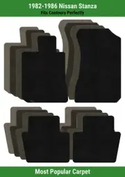 Lloyd Ultimat Front & Rear Row Carpet Mats for 1982-1986 Nissan Stanza (for: Nissan)