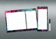 Mealtime Magnetic Fridge Planner Set - Meal Planner + To Do List - A4 SUN-SAT