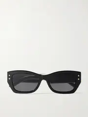 [DIOR Eyewear] DIOR Eyewear - Diorpacific S2u Rectangular-frame Acetate Sunglasses - Black - One size One size Black