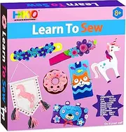 Sewing Kit for Kids Ages 8-12, Learn to Sew Craft Kit for Beginners, DIY Felt Sewing for Girls and Boys, Pattern Treats Unicorn Animal