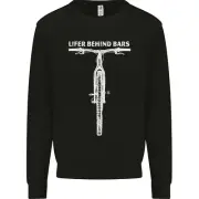 Lifer Behind Bars Cycling Cyclist Funny Kids Sweatshirt Jumper