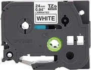 Brother Mobile TZE251 P-Touch Standard Laminated Tape, 1" W x 26.2' L, Black on White