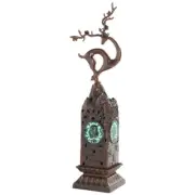 12'' Brass Deer Incense Stick Burner Holder Home Zen Decor