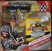WWE Macho Man Randy Savage Ultimate Fan Pack Figure Sunglasses DVD exclusive NEW