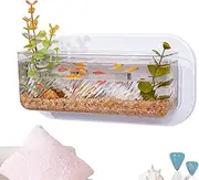 Wall Fish Pot,Plant Container No Drilling - Fish Tank Bowl for Living Room, Bedroom, Kitchen, Apartment, Dormitory