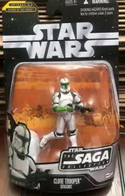 Star Wars Saga Collection CLONE TROOPER SERGEANT 060 HTF SHIPS FAST