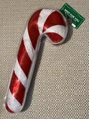 NEW Bath & Body Works Pocketbac Case 11" Make-Up Holder Candy Cane MINT FOR YOU