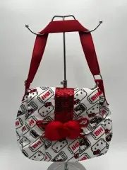 Universal Studios FL Hello Kitty Movie Ticket Messenger Hand Bag Red Bow