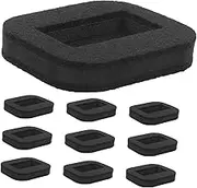 Hoement 20Pcs Caster Pads for Furniture Legs Non Slip Wheel Stoppers for Chairs Couches Beds and Desks Floor Protectors for Scratch Prevention and Damage Control