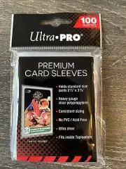 Ultra PRO 100 Premium Card Penny Sleeves Standard Size Ultra Clear (1 Pack)