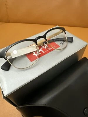 Brand-New RayBan 6317 2833 Gold/Black Color Optical Frame
