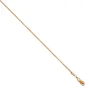 14K Rose Gold 1.2mm Spiga (Wheat) Chain