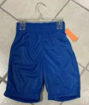 Youth Small Blue Unisex Micro Mesh Basketball Soccer Athletic Shorts NWT