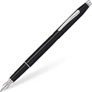 [Cross] Classic Century Refillable Fountain Pen, Medium Nib, Includes Premium Gift Box - Black Lacquer