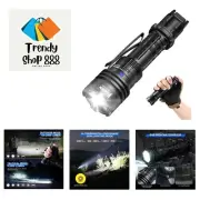 Tactical Flashlights 2000 High Lumens, Rechargeable Flashlight 498 Meters Lon...
