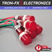 1/2/5Pcs XDN1 Red 12V - 24V Power Indicator Signal Pre Wired LED Panel Mount
