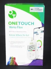 One Touch Verio Flex Blood Glucose Meter Self Monitoring System NEW!!