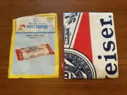 Vintage Budweiser Inflatable Pool Toy Surf Rider Mattress Beer Floatie NOS New
