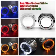 Mini 2.5'' LED Angel Shrouds Projector Lens Headlight Mask For Xenon&LED DIY