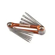 10 Pcs of Kincrome Folding Tamperproof TORX Set - Folding Hex Key Set