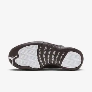 【NIKE 耐吉】休閒鞋 女鞋 喬丹 Air Jordan 12 whit Maniere 白 酒紅(DV6989-100)