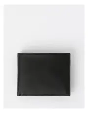 [Blaq] L Fold With Removable Pass Case Wallet in Black