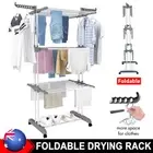 3 Tier Clothes Airer Drying Rack Folding Garment Hanger Dryer Clothing Foldable