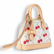 Louis Vuitton Epi x Takashi Murakami M14234 Alma BB Cherry Shoulder Handbag 2025