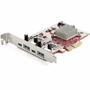 StarTech.com 4-Port USB PCIe Card - 10Gbps USB PCI Express Expansion Card w/ 2