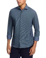 Boss Hal Spread Collar Casual Button Down Shirt