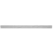 37 In. Bathroom Vanity Backsplashe Flat Edge Cultured Marble Silver Ash Finish