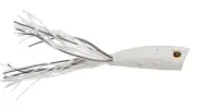 Berkley Power Pop Mini Fishing WEEDLESS Topwater "WHITE KILLER" Frog POP-R Bait