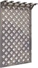 Outdoor Garden Fences Portable Room Partition,Courtyard Decorative Screen,for Patio Deck Lawn(Size:90/100x123/153cm)(Gray,100x153cm)