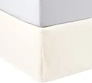 [Amazon Basics] Lightweight Pleated Bed Skirt - Queen, Off White