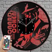 LED Vinyl Clock Leonard Cohen Light Vinyl Record Wall Clock Home Decor 1187