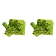 2x Nite Ize Pack-A-Poo Biodegradable Refill Bags Poop/Litter Waste Bag Green 9cm