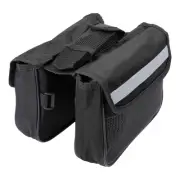 18x15x15cm Bike Saddlebag Bicycle Frame Bag Tool Pouch Pack Storage Bag Black