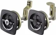 Perko 0931DP2BLK Flush Lock with Offset Adjustable Cam Bar