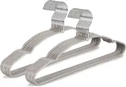 Metal Hangers 20-PackNon-Slip,Space-Saving Heavy Duty Rubber Coated Hooks