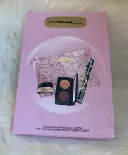 MAC Holiday Sparkling Stare Eye Kit Copper*Paint Pot*Eye Shadow *Mascara* Bag