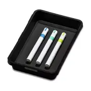 Made Smart - Medium Wide Interlocking Storage Bin 24.2x16.4x4.5cm Carbon